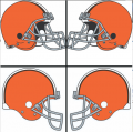 Cleveland Browns Helmet Logo Sticker Heat Transfer
