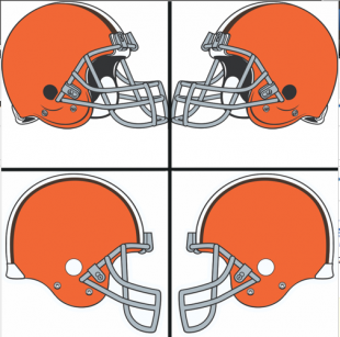 Cleveland Browns Helmet Logo Sticker Heat Transfer