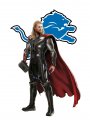 Detroit Lions Thor Logo decal sticker