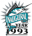 Miami Marlins 1993 Anniversary Logo decal sticker