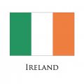 Ireland flag logo decal sticker