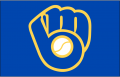 Milwaukee Brewers 2006-2019 Cap Logo Sticker Heat Transfer