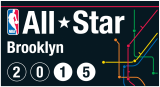 NBA All-Star Game 2014-2015 Alternate Logo Sticker Heat Transfer
