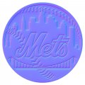 New York Mets Colorful Embossed Logo decal sticker