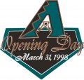 Arizona Diamondbacks 1998 Special Event Logo decal sticker