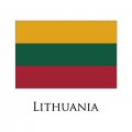 Lithuania flag logo Sticker Heat Transfer