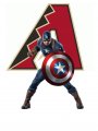 Arizona Diamondbacks Captain America Logo decal sticker