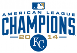 Kansas City Royals 2014 Champion Logo Sticker Heat Transfer