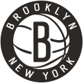 Brooklyn Nets 2012 13-Pres Secondary Logo Sticker Heat Transfer