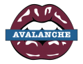 Colorado Avalanche Lips Logo decal sticker