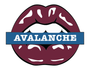 Colorado Avalanche Lips Logo decal sticker