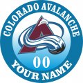 Colorado Avalanche Customized Logo Sticker Heat Transfer