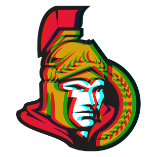 Phantom Ottawa Senators logo decal sticker