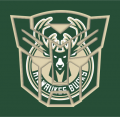 Autobots Milwaukee Bucks logo Sticker Heat Transfer