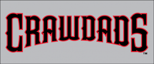 Hickory Crawdads 2016-Pres Jersey Logo 3 decal sticker