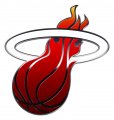 Miami Heat Crystal Logo Sticker Heat Transfer