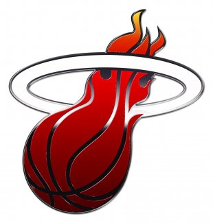 Miami Heat Crystal Logo decal sticker