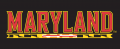 Maryland Terrapins 1997-Pres Wordmark Logo 11 decal sticker