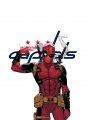 Washington Capitals Deadpool Logo Sticker Heat Transfer