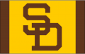 San Diego Padres 1972-1979 Cap Logo Sticker Heat Transfer