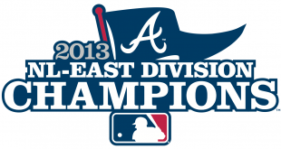 Atlanta Braves 2013 Champion Logo Sticker Heat Transfer