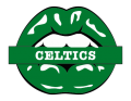 Boston Celtics Lips Logo Lips Logo decal sticker