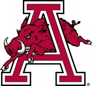 Arkansas Razorbacks 1974-1995 Secondary Logo Sticker Heat Transfer