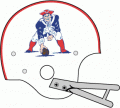 New England Patriots 1971-1981 Helmet Logo Sticker Heat Transfer