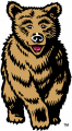 Montana Grizzlies 1996-2009 Mascot Logo Sticker Heat Transfer