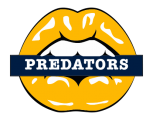 Nashville Predators Lips Logo Sticker Heat Transfer