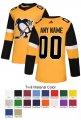 Pittsburgh Penguins Custom Letter and Number Kits for Alternate Jersey Material Twill