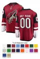 Arizona Coyotes Custom Letter and Number Kits for Home Jersey Material Twill