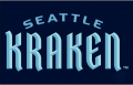 Seattle Kraken 2021 22-Pres Wordmark Logo 02 Sticker Heat Transfer