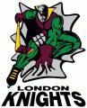 London Knights 1994 95-2001 02 Primary Logo Sticker Heat Transfer