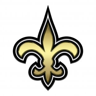 New Orleans Saints Crystal Logo Sticker Heat Transfer
