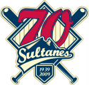 Monterrey Sultanes 2009 Anniversary Logo Sticker Heat Transfer