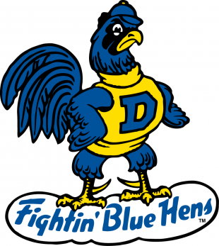 Delaware Blue Hens 1967-1986 Secondary Logo Sticker Heat Transfer
