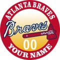 Atlanta BravesAtlanta Braves Customized Logo Sticker Heat Transfer