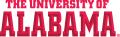 Alabama Crimson Tide 2001-Pres Wordmark Logo 04 decal sticker