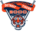 Detroit Tigers 2000 Stadium Logo Sticker Heat Transfer