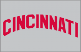 Cincinnati Reds 1971-1987 Jersey Logo decal sticker