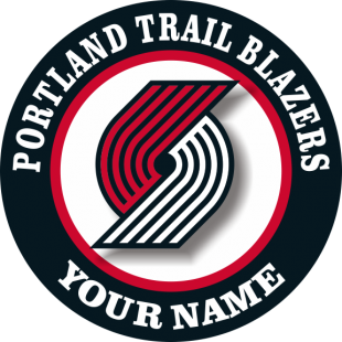 Portland Trail Blazers Customized Logo decal sticker