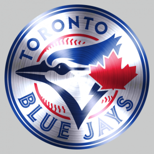 Toronto Blue Jays Stainless steel logo Sticker Heat Transfer