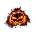 Halloween Logo 65 Sticker Heat Transfer
