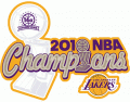 Los Angeles Lakers 2009-2010 Champion Logo decal sticker