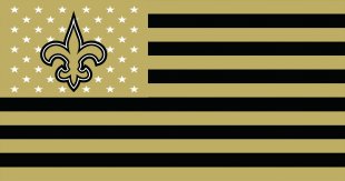 New Orleans Saints Flag001 logo Sticker Heat Transfer