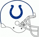 Indianapolis Colts 1984-1994 Helmet Logo Sticker Heat Transfer