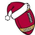 Arizona Cardinals Football Christmas hat logo Sticker Heat Transfer