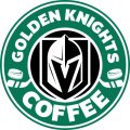 Vegas Golden Knights Starbucks Coffee Logo decal sticker