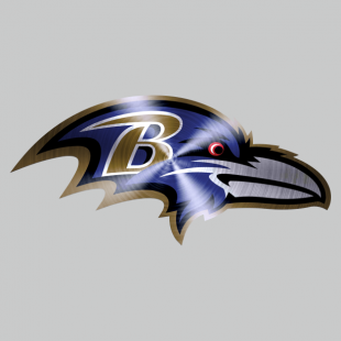 Baltimore Ravens Stainless steel logo Sticker Heat Transfer